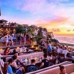 Bar en la azotea Single Fin Bar en Bali