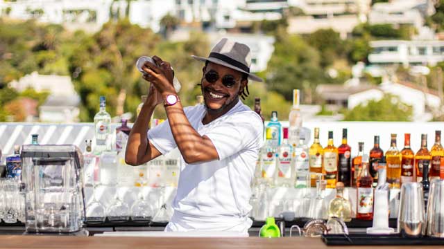 Bar en la azotea Baptiste Rooftop en Ciudad del Cabo