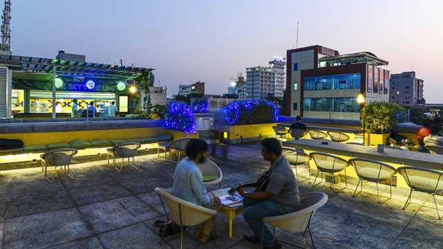 Bar en la azotea Cloud Café en Colombo