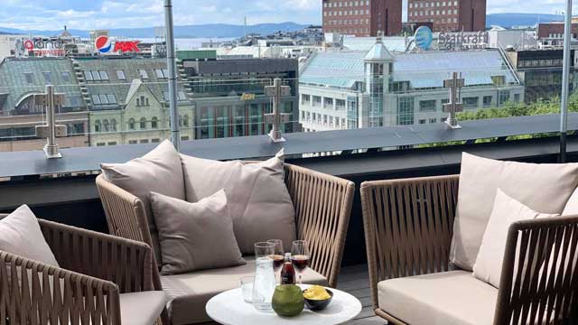 Bar en la azotea Eight Rooftop Bar en Oslo