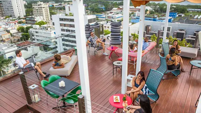 Bar en la azotea Eter Rooftop and Lounge en San Juan