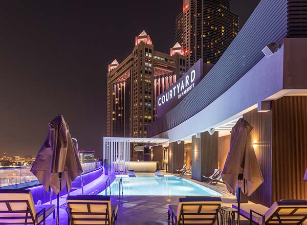 Bar en la azotea Level HYP Rooftop Lounge en Dubái