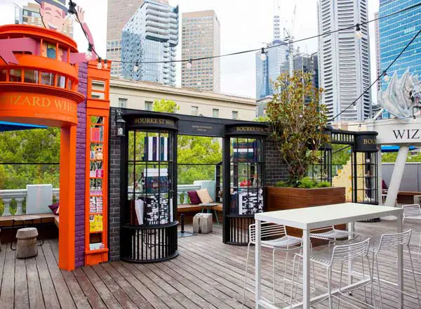 Bar en la azotea del hotel Imperial en Melbourne