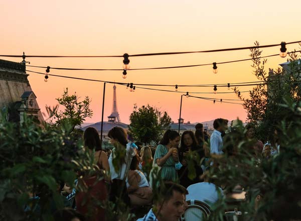 Bar en la azotea Le Perchoir Marais en París