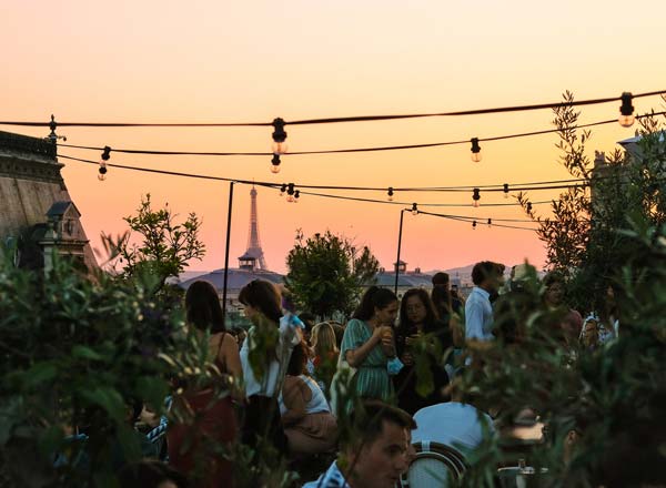 Bar en la azotea Le Perchoir Marais en París