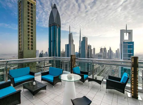 Bar en la azotea Level 43 Sky Lounge en Dubái