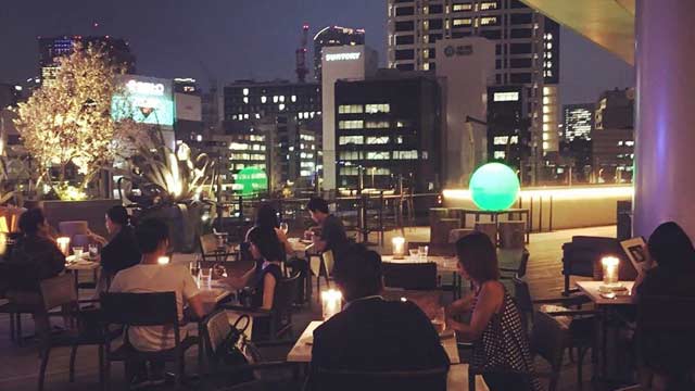 Rooftop Bar Nomad Grill Lounge en Tokio