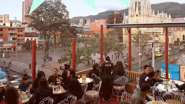 Rooftop bar ODEM en Bogotá