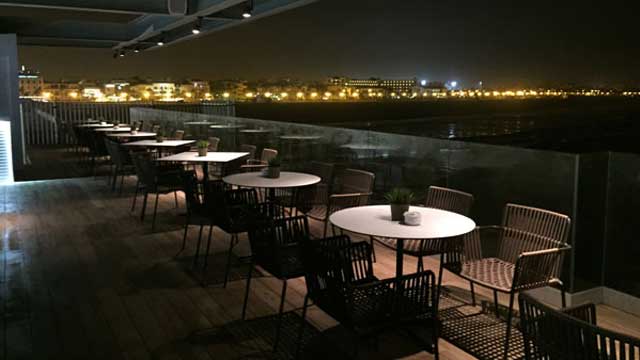 Bar en la azotea Restaurante Panorama en Valencia