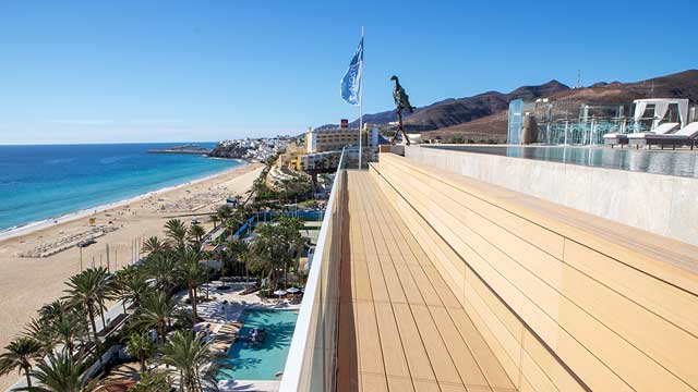 Rooftop Bar en Robinson Club Jandia Playa en Islas Canarias (Fuerteventura)