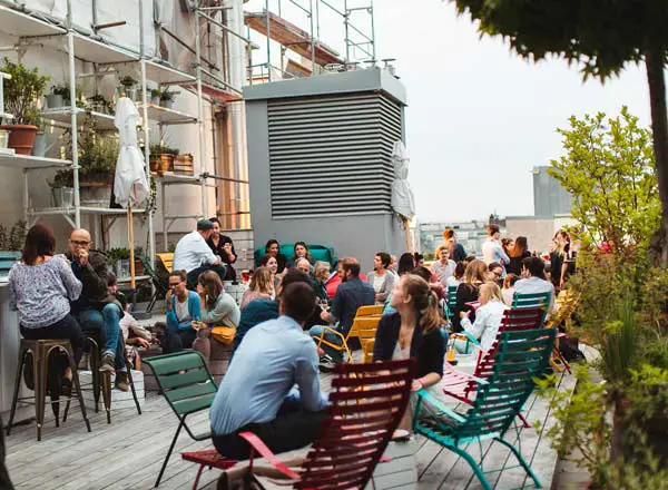 Bar en la azotea Ruby Marie Rooftop Garden en Viena