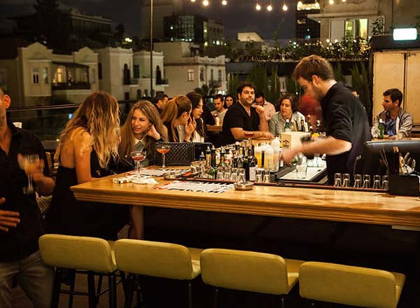 Bar en la azotea Speakeasy Rooftop Bar and Lounge en Tel Aviv