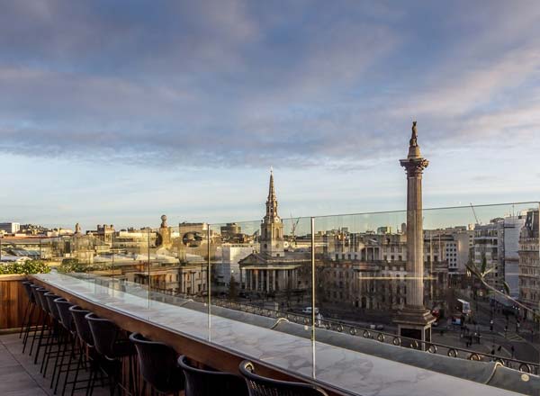 Bar en la azotea The Rooftop St. James en Londres