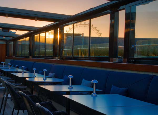 Bar en la azotea The Rooftop St. James en Londres